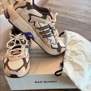 adidas Beige and Brown Sneakers